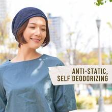 - Gorro de lino para verano, gorro holgado para hombre, Beige, One Size - inicial - Ver 5