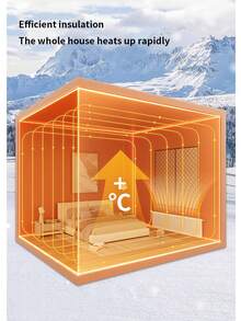 Cortina resistente al viento y aislante, resistente al viento en invierno, para dormitorio, película de aislamiento térmico, película sellante a prueba de frío, cortina transparente, opaca - Plateado - Ver 8