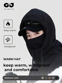 GOLOVEJOY 1 Stück Winter Radfahren Warm Windschutz Gesichtsmaske Ski Balaclava Halswärmer Schal Mütze Set