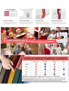 Various Stitches Electric Compact Overlock Sewing Machine With Sewing Accessories(Accessories Colors Random), Extension Table/Base Dual Mode Design, Adjustable Stitch Length, With Night Light, Dual Speed Adjustment, Suitable For Home Apparel, Curtain Pillows, Doll Accessories, Pet Clothing Repair