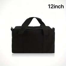 1 حقيبة أدوات قابلة للطي، حقيبة تخزين أدوات يدوية، حقيبة تخزين واسعة الفم، صندوق أدوات كهربائي، حقيبة تخزين متعددة الوظائف، متوفرة بأحجام متعددة