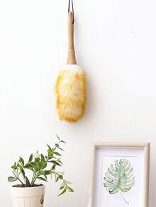 1支装优质羊毛除尘刷 - 柔软、灵活、可伸缩，高效清洁狭小空间 - 适用于家庭和专业用途，温和不伤表面，除尘刷 - 彩色 - 查看 4
