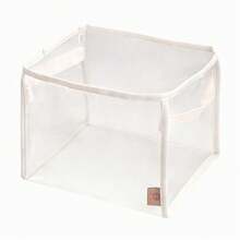 1 قطعة سلة تخزين قابلة للطي محمولة باليد، سعة تخزين كبيرة متعددة الأغراض، حقيبة تخزين دمى فاخرة، مناسبة لغرفة النوم والحمام والمكتب وتنظيم وتخزين المنزل