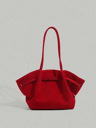 2025 Ny Vintage High-End Handväska/Axelväska med Stor Kapacitet