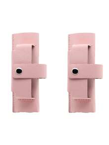 1 件纯色蜥蜴纹 PU 皮革保护套和便携袋，适用于 IQOS ILUMA I ONE 和 Heets Sticks，时尚便携设计，返校用品