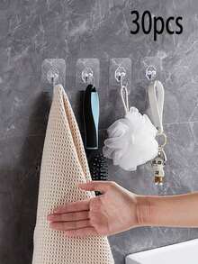 10-Pack Contemporary Metal Wall Hooks, Self-Adhesive, Easy To Install, Wall Mount - Versatile Organizer For Keys, Hats, Towels - Suitable For Bathroom, Bedroom, Office, Kitchen