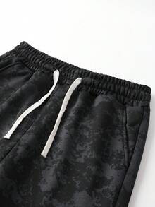 2pcs Men's Spring Autumn Tie-Dye Washed Zip-Up Hoodie Sweatshirt And Drawstring Jogger Pants Set, Letter & Number Print Pattern, Hooded Sweatshirt With Drawstring And Pockets, Pants With Drawstring Waist, Suitable For Street Fashion, Jogging, Commuting, Travel, Outdoor, Ideal Gift For Husband Or Boyfriend In Spring, Autumn And Winter - Multicolor - View 11