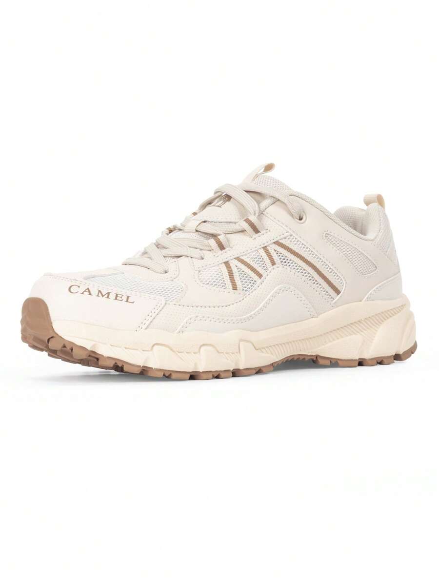 CAMEL CROWN 女士户外徒步鞋,新款专业户外运动鞋,防滑耐用徒步休闲鞋 - 米色 - 查看 1