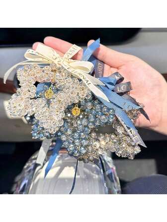 New Car Pendant Creative Interior Mirror Decoration Car Pendant Crystal Five-Pointed Star Decoration Car Pendant