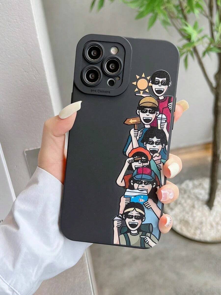 Phone Case With Comic Book Graphics - Multicolor - View 1