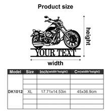 1 pièce Panneau métallique personnalisé pour moto, décoration murale de garage personnalisée, panneau de garage, panneau métallique pour couple de moto, œuvre d'art métallique pour moto - Cadeau pour les motards, Cadeau, Décoration pour couple de moto, Cadeau de mariage pour moto, Cadeau de Noël, Cadeau pour le père, le mari et le petit ami - Multicolore - Voir 27