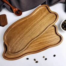 Wooden Dolphin-Shaped Cheese Plate, Tray, Dinner Plate, Acacia Wooden Serving Tray, Suitable For Home Decoration, Food, Cheese, Fruits, Vegetables, Cooked Food, Appetizers Tray, Easy To Clean, Room, Farmhouse Decoration, Elegant And Grand, Kitchen Tools, Christmas, Autumn Harvest Festival, Friend's Birthday Gift