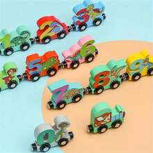 11Pcs Magnetic Wooden Dinosaur Train Toys With Numbers ,Montessori Educational Wooden Magnetic Train Car Set For Kids ,Children Visual Puzzle Preschool Trains Model Toy Or Birthday And Christmas Ideal Gifts ,Train ,Train Toy ,Magnetic Blocks,Train Toy,Train,Montessori Toys