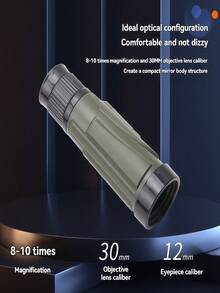 1 szt. Dziecięca lornetka o wysokiej rozdzielczości z możliwością odłączenia, przenośna lornetka/monokular do przygód na świeżym powietrzu z gwizdkiem i kompasem, regulowana odległość między oczami, zabawkowy teleskop, odpowiedni dla chłopców i dziewcząt, prezent świąteczny