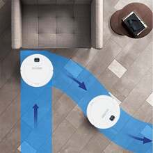 Smart Rechargeable Automatic Cleaning Robot 1600Pa Household Sweeper - 白色 - 查看 8