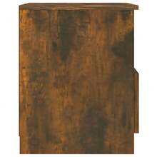 vidaXL Comodino in rovere affumicato 40x40x50 cm in legno composito - Giallo - Visualizzare 4