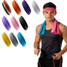 Vilico 1 pieza Diadema deportiva unisex multicolor, de gran absorción de sudor, adecuada para deportes al aire libre, fitness, correr, yoga, jugar a la pelota, diadema a prueba de sudor, de alta elasticidad y transpirable