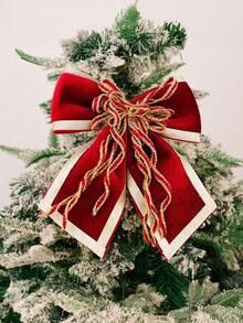 Laço de veludo dourado de alta qualidade para decoração de Natal. Ideal para decorar presentes de Natal, árvores de Natal e ambientes internos. Perfeito para decorar sua casa no inverno.