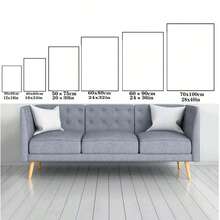 1pc Rustic Olive Branch Canvas Wall Art, Botanical Still Life Print For Farmhouse Home Decor, Neutral Earthy Tones & Ceramic Vases, Mediterranean Style Living Room Kitchen Dining Room Decoration - 彩色 - 查看 5