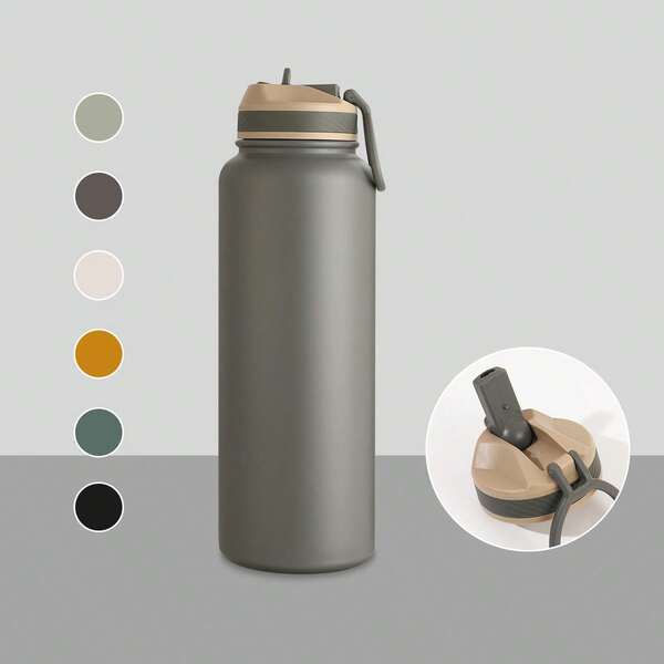 1 Stück personalisierte isolierte Wasserflasche, Mini-Vakuum-Becher, Tasse mit Verschluss, tragbarer Direkttrinkbecher, ideales Geschenk für Vater, Mutter, Freundin, Freund, Geschwister, einzigartiges Jahrestags-, Muttertags-, Valentinstags-, Geburtstagsgeschenk