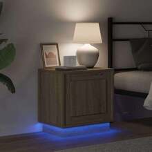 vidaXL Nachttisch aus Sonoma-Eiche, 44 x 34,5 x 45 cm, Holzwerkstoff