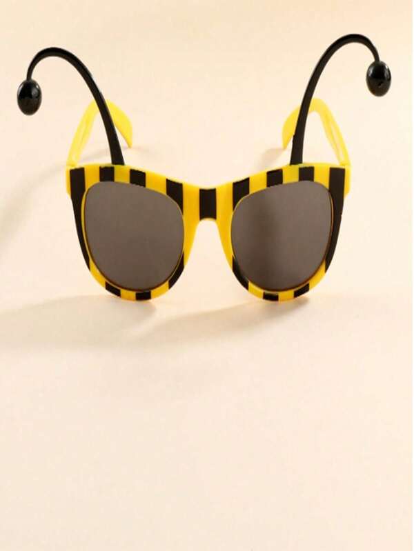 1PC Bee Costume,Glasses,Bee, Cute And Fun Costume Glasses For Youth And Adults Perfect For Parties Festivals And Halloween Costume Accessories Unique Lightweight Design Ideal For Photography And Dress Up Activities((The Printing On The Glasses Is Manual Printing,Decoration Prop, Slight Defects Are Normal,The Surface May Appear Scratches, Stains, Plastic Products, Process Defects Can Not Be Avoided))