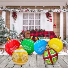 60cm Super Large Christmas Ball, Painted Ball, Christmas Tree Ornament, Hanging Ball, Suitable For Mall, Hotel Decoration, Festival Decoration, Hanging Ornament Ball[Reference Image 4 For Bulk Style] Christmas Decorations Home Christmas Gifts Christmas Decor - Multicolor - View 5
