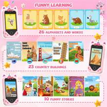 互动式儿童智能手机玩具，触摸屏高清双摄像头，内置44款游戏，4800万像素，1080P高清，适合3-10岁女孩的益智旅行玩具，是完美的生日、圣诞节、万圣节礼物。 - 彩色 - 查看 7