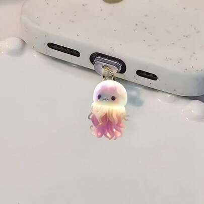 One Marine Element, A Small Octopus Phone Dust Plug, Exquisite Octopus Dust Plug To Keep Your Phone Interface Away From Dust! It Is Compatible With IPhone And Android Phones. Phone Dust Plug, Phone Dust Earplug, Phone Dust Cover, Dustproof Earplug-Style Phone Jack Cover, Phone Interface Dust Plug, And Earphone Jack Dust Plug.