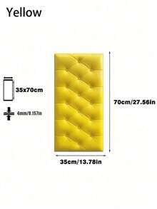 1pc 3D Embossed Foam Wallpaper With Imitation Leather Grain, Soft And Textured, Self-Adhesive Foam Wall Sticker, Reusable And Cuttable, Bedroom Decorative Background, Soundproof And Thickened Wall Covering, Bedside Soft Package, Waterproof, Moisture-Proof, Dust-Proof And Collision-Proof Sticker - Multicolor - View 20