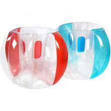 SUNSHINE-MALL - Bolas inflables de sumo (2 unidades, 36 pulgadas) - rojo+rojo - Ver 8