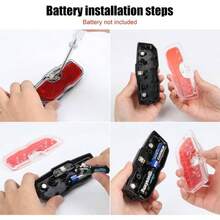 - Luz Trasera para Bicicleta, Reflector Trasero para portaequipajes, aleacin de Aluminio, luz Trasera Reflectante, 80 mm, Montaje con Tornillo/fcil liberacin batera no incluida - Rojo - - Ver 6