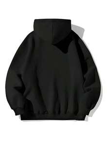 Women Besties For Life Matching Hoodie Pink Cursive Lettering Heart Design With BFF Logo Cozy  Pocket Pullover Machine Washable Winter Warmth Casual Sweatshirt For Or Group Gifts Women Size S-3XL - 黑色 - 查看 4