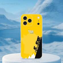 Bike TOUR DE France Phone Case Cover Compatible With  16,15,14,13,12,11,17 Pro,Max,Plus,X,XS,XR,SE,Mini Transparent Soft Cover, Cover Compatible With  17 Case,  17 Pro Case,  17 Pro Max Case