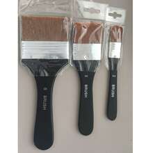 Flat Paint Brushes, Art Brushes/Soft Painting Brushes For Acrylic Oil Painting, Wide Plastic Handle Brushes, Divided Craft Brushes, Nylon Bristle Artist Brushes, Non-Shedding, Suitable For Walls, Furniture DIY, Flat Head Brushes, Professional Painting Tools, Tools, Gifts, Murals, Painting (Random Style Shipped) - Multicolor - View 10