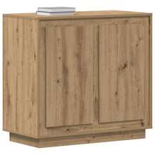 vidaXL Handgefertigtes Eichen-Sideboard, 80 x 34 x 75 cm