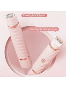 ماكينة تشذيب بكيني للنساء، ماكينة تشذيب الرأس للنساء، ماكينة حلاقة بكيني 2 في 1 مع منفذ شحن نوع C، ماكينات حلاقة كهربائية للنساء للشعر العانة والإبط والساقين والذراعين والوجه، هدية عطلة