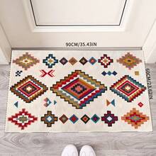 Moroccan Style Large Outdoor Patio Garden Rug, Non-Slip Waterproof Polyester Material, Suitable For Living Room, Sunroom, Hardwood Floors, Machine Washable, Soft & Comfortable, Suitable For Home Decor, Can Be Used Indoors And Outdoors.