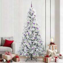 Artificial Hinged Christmas Tree Green 240 Cm PE And PVC - Green - View 1