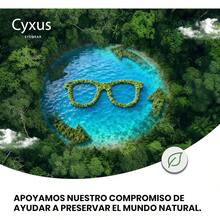 Cyxus Lentes de Sol para Mujeres, Lentes Polarizados Mujeres Lente Retro Protección UV para Conducir, Viajar, Compras - 03-No Polarizados Montura Transparente Lentes Rosas 1945 - Ver 5