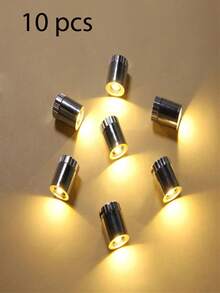 10pcs Rotating Flat Head Lights, LED Mini Bulb Lamps, DIY Electronic Lights, Suitable For Party, Wedding, Room, Bedroom, Holiday, Christmas And Home Decor - Electronic Lights - View 13