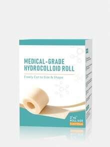 (1.96 * 196 Inches) Silicone Scar Cover Tape - Gentle, Washable, Silicone Skin Care Patch Provides Daily Protection, Breathable And Comfortable, Silicone Scar Cover Tape, Silicone Patch