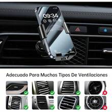 Soporte Celular Automovil, Base Porta Celular para Auto Rotacin 360 con Gancho Metlico, Compatible con 151413 Pro, y, Accesorios para Auto para Coches de Varios Tipos - inicial - Ver 8