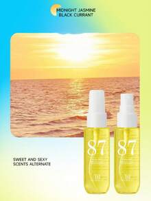 Brazilian Fragrance Spray 50ml, Long Lasting Air Freshener Mist To Remove Odors, Flameless Diffuser For Wardrobe Scent & Moth Prevention, Insect Repellent For Clothing & Fabric, Deodorant For Car, Home, Office, Hotel, Bedroom, Bathroom, Living Study Rooms, Shoe Cabinets, Lockers Pet Rooms, Tropical Crush Collection With Gourmand & Floral Scents, Vegan, Cruelty Free, Christmas & Birthday Gift