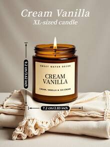 Herbstlich duftende Sojawachskerzen im Glas | Entspannende Aromatherapie-Geschenke für Frauen, Geburtstags- und Hochzeitsgeschenke, gemütliche Herbst-Schlafzimmer-Deko-Kerze.