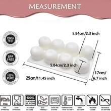 1 pezzo Stampo in silicone per torte mousse, Stampo per dolci alla frutta francesi fai-da-te, Adatto per dolci natalizi, Stampo natalizio, Stampo per cioccolato, In silicone, Per cuocere cioccolato, caramelle, decorazione torte