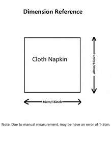 2/6pcs Square Versatile Crinkled Cloth Napkins, Washable, Suitable For Dinner, Hotel, Lunch, Restaurant, Wedding, Party