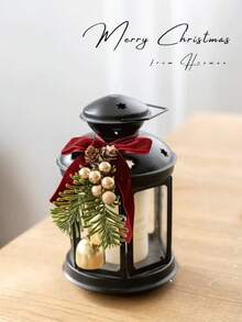 Fiocco di velluto con campanella, decorazione per albero di Natale