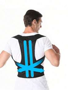 Unisex bequemer Haltungskorrektur - Verstellbare atmungsaktive Haltungsstütze - Nahtloses Design, unterstützt Oberkörper, Wirbelsäule, Nacken und Schultern - Geeignet für den täglichen Gebrauch, stabilisiert Schlüsselbein - fördert eine gesunde Haltung, verhindert Buckelbildung - Geeignet für Teenager, Sommer Lässig Outdoor Sport, Urlaub, Abschlussgeschenke, Geburtstagsaccessoires oder täglichen Gebrauch - Verschiedenfarbig - Übersicht 6