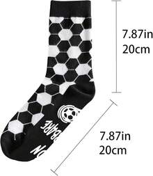 Calzini divertenti da uomo e donna con il motivo "NON DISTURBARE, STO GUARDANDO IL CALCIO", calzini invernali antiscivolo in cotone, idee regalo per papà, nonno, amico per compleanni e Natale